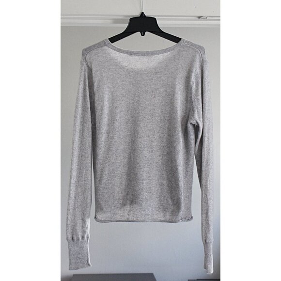 Athleta - Pave Dima 100% Cashmere Sweatshirt Sweater, Grey, XL - Picture 6 of 9
